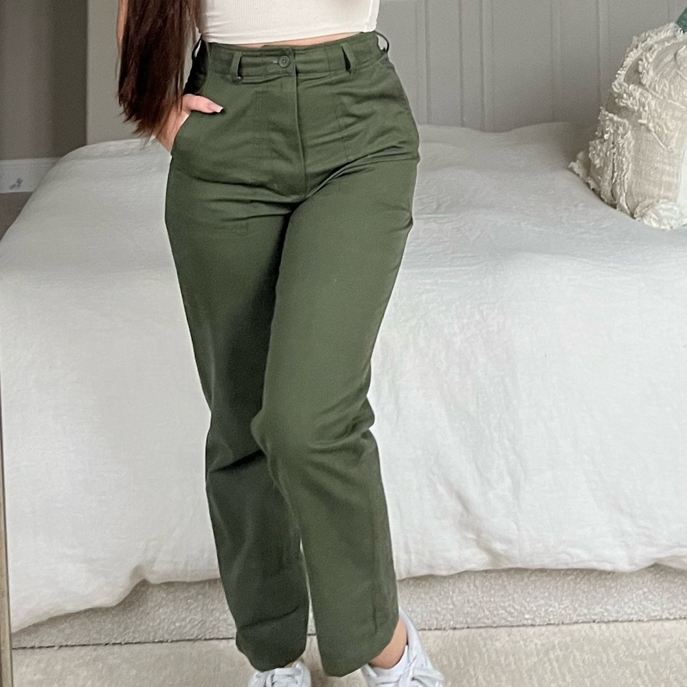 Brandy Melville Green Utility, Army Pant